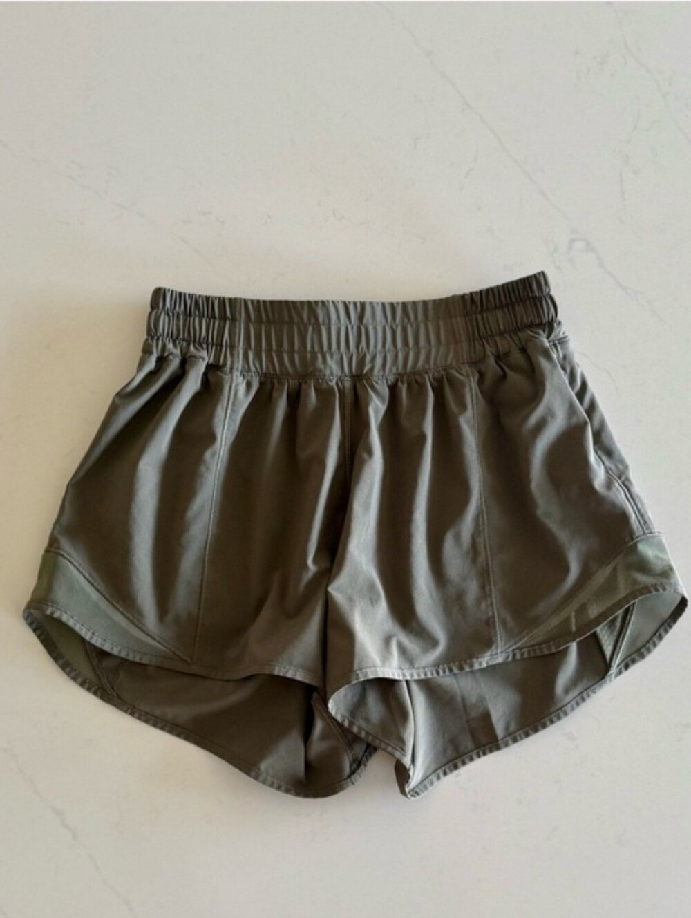 lululemon hotty hot 4” sage